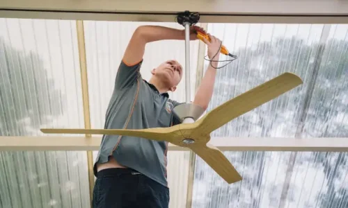 Custom Ceiling Fan Installation