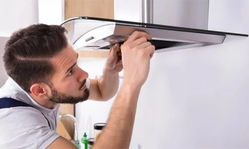 Olympic Electrical electrician installing exhaust fan 1 Electrical